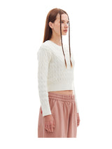 CABLE CROP KNIT (IVORY)