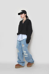 フラッフストリングカーディガン / Fluff String Cardigan