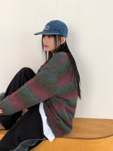 [UNISEX/ WOOL20] タムズグラディエントダンガラモヘアニット