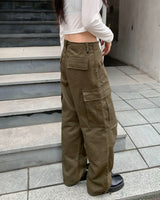 (Unisex) String cargo pants