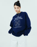 APOCALYPSE CLOVER SWEATSHIRT-NAVY (6680896536694)