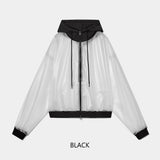 Uno Plastic Zip Up Jumper  (2color)