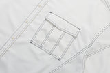 フロントポケットワークシャツ/FRONT POCKET WORK SHIRT_WHITE