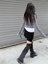 ゴープコアスパンデックスストラップスカートレギンス / Gorpcore spandex Strap Skirt Leggings