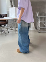 coating wide denim PT -2C