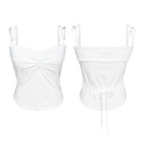 SIENNA DRAPE TOP (OFF WHITE)