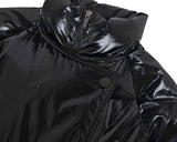 ダブルレイヤードグーズダウンジャケット / Double Layered Goose Down Jacket _ Glossy Black