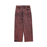 WINE DENIM PANTS
