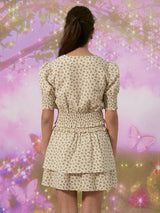 (BL-21313) FLOWER PATTERN SMOKING BLOUSE MULTI (6560688930934)
