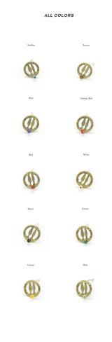 [CCNMADE] インザセンターイヤリング(10color)