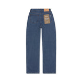 Womans Signature Stud Straight Fit Denim Pants Indigo