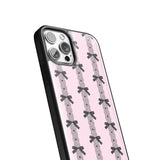 (epoxy)[Phone Case] ​​Ribbon Lace Ballet Core Pink