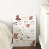 ウォールハンギングカレンダー - ハッピーデイズイン2023 / Wall Hanging Calendar - Happy Days in 2023