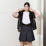 [UNISEX] NICOLE OVERFIT BLOUSON, BLACK (6628189700214)