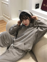 ボウドルセットアップフードT