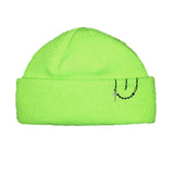 ネオングリーンボールチェーンビーニー / NEON GREEN BALL CHAIN BEANIE