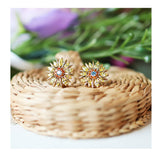 SUNFLOWER EARRING (6597359075446)