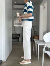 エデンスタンダードフィットデイリーコットンパンツ/Eden Standard Fit Daily Cotton Pants (3 colors)