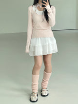 バレリーナカンカンシフォンスカート / ballerina cancan chiffon skirt