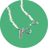 crystal flower necklace