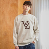 VZ Applique Sweat Shirts Oatmeal