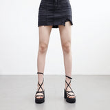GARNIE STRAP SANDLE HEEL
