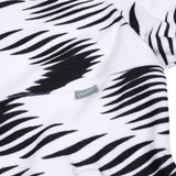 ウェーブフリースプルオーバー / BSR2223FWPO001 ZGZG WAVE FLEECE PULLOVER BLACK WHITE