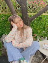 cotton candy cardigan set (6686090297462)