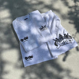 9090 × NERDUNIT King Logo Rhinestone Tee