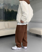 UI Mink Fur Turtleneck Zip-Up Jumper (5 colors)
