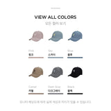 3D Monogram pigment Washing Corduroy Over Fit Ball Cap Pink