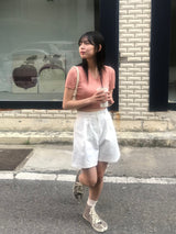アリスVネックハーフニット
