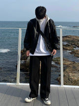 メリーディタッチャブルフーディライダージャケット / MELLY DETACHABLE HOODY RIDER JACKET(2COLOR)