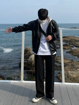 メリーディタッチャブルフーディライダージャケット / MELLY DETACHABLE HOODY RIDER JACKET(2COLOR)