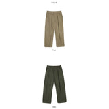 BASIC COTTON PINTUCK WIDE PANT'S