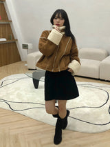 Karena corduroy skirt (XL size)