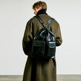 2ウェイアウトポケットダッフルクロスバッグ / 2way outpocket duffle cross bag