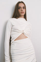 Shirring Top Cream