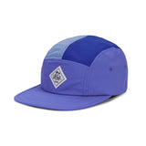 Multi Color Palm Tree Label Camp Cap Blue