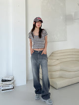 エディションクロップTシャツ/Edison Crop T-shirt (3color)