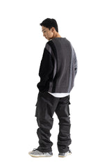 MULTIPLE INCISON CABLE KNIT MFONT002-BK (6645571125366)