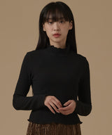 LONG SLEEVE HIGH NECK TOP