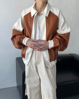 90's コーティングレザージャンパー / 90's Coating Leather Jumper (2 colors)