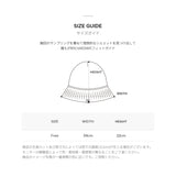 Monogram Label Wool Knit Bucket Hat Gray