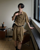 ジャンプスーツ/[ベルトあり] Jamie Jumpsuit (2 color)
