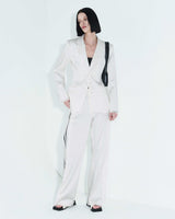ローエッジスリムジャケット / Raw Edge Slim Jacket _ White