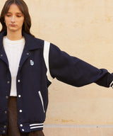 バーシティスタジャン/RCH varsity stadium Jacket navy