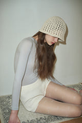 BONNIE bucket hat_lightbeige