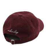 イニシャルボールキャップ / initial ball cap - burgundy