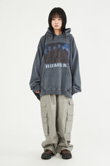 Light coating solid cargo banding pants